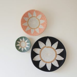 Zuba Woven Bowls - Large, Teal