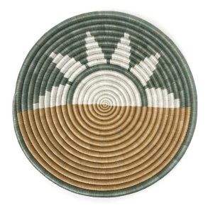 Zubita Woven Bowls - Medium, Teal